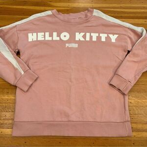 Hello Kitty Puma light pink/white crewneck sweatshirt